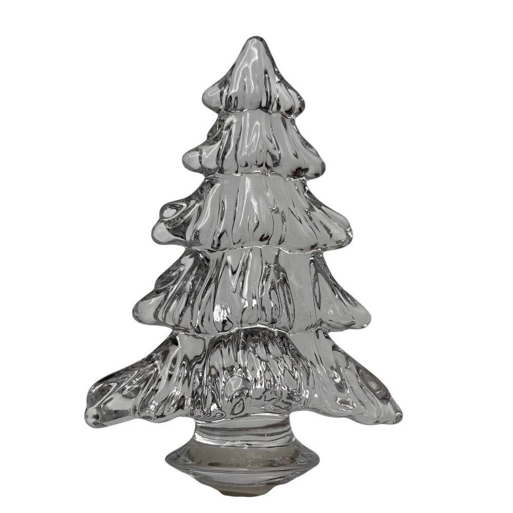 MIKASA Crystal Christmas Tree Bottle Stoppers New In Box - Picture 4 of 7